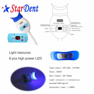 China Dental Regional Dental Lamp Bleaching Laser Teeth Whitening Machine Dental Chair Accessories for sale