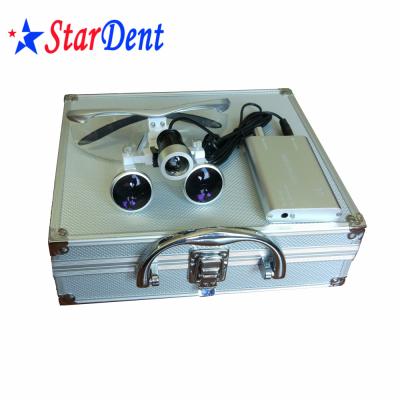 China Dental Magnification Binocular Metal Color 2.5/3.5X Surgical Medical Wolf for sale