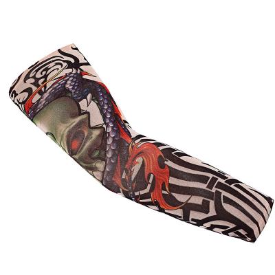 China Domicable Ice Silk Men's and Women's Breathable Arm Cuff Arm Sleeve Compression Custom Customizable Sleeve Tattoo for sale