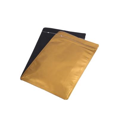 China Single Barrier High Quality Kraft Kraft Paper Flat Pouch Coffee Bags for sale