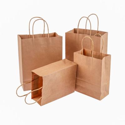 China New Design Materials Recycled Paper Bag Brown Kraft Custom Papel Bolsas Gift Shopping Bag Paper Craft for sale