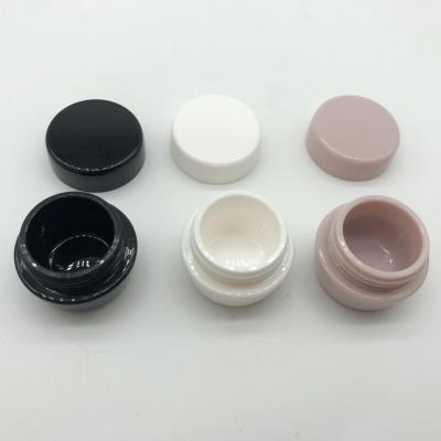 China 15g Private Label Manicure Bottle High Quality Glossy Plastic Body Cream Face Cream Jar for sale