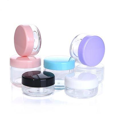 China Custom Logo Black Pink White Green Lip Gloss Cosmetic Box Lid Cream Jar Bottle, Body Face Lip Scrub Facial Cream Jars for sale