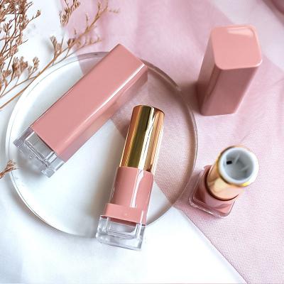 China High quality pink 12.1mm empty lipstick tube packaging stock wholesale goods lipstick mold lipstick tube for sale