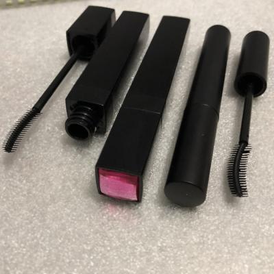 China Diamond Mascara Container Black Square Luxury Pink Mascara Tubes Empty Mascara Tubes With Brush for sale