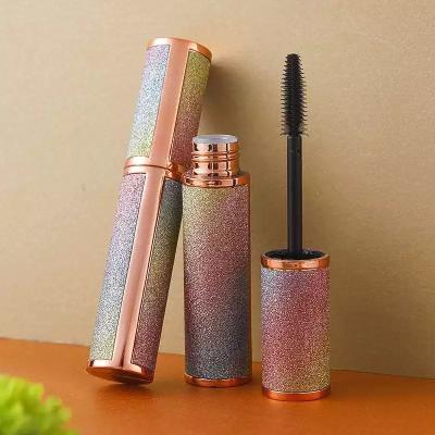 China OEM Rainbow Skin Mascara Cosmetic Popular Sticky Tube Cosmetic Packaging Round Mascara Bottle With Brush 15ml for sale