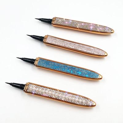 China 2020 Newest Luxury Rhinestone Glitter Liquid Waterproof Eyeliner And Lash Glue for sale