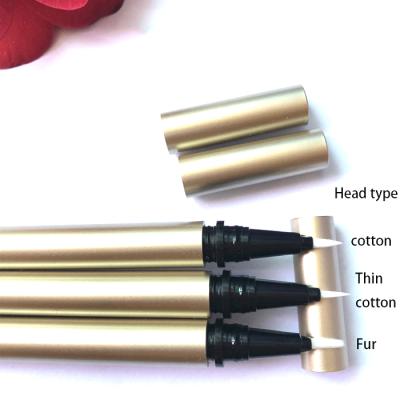 China Hot Selling Eyeliner Cosmetic Tube Immediately Shipping Peak Golden Hard Head Eyeliner Pen Empty Tube Cosmetic Packaging for sale