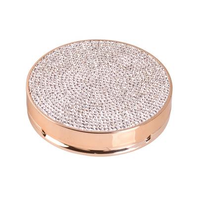 China Fashionable Luxury Diamond Air Cushion Case BB Cream Case Air Cushion Container Case with Mirror and Blow for sale