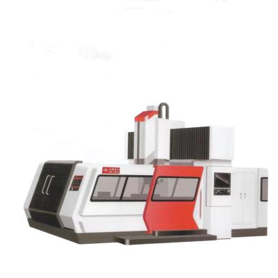 China Aerospace Large Molds Two-Linear-Rail One-Hard-Track Aerospace Gantry Parts High Precision CNC Milling Machining Center for sale