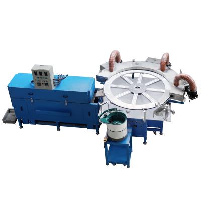 China machinery & Half-automatic middle size nylok anti-falling screw bolt disc material threadlocking hot melt adhesive coating machine for sale