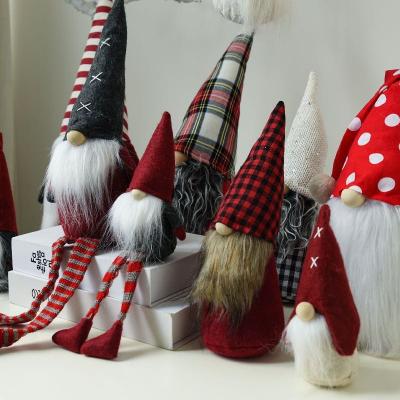 China Great Performance Handmade Christmas Ornaments Christmas Felt Christmas Doll Dangling Now-Woven for sale