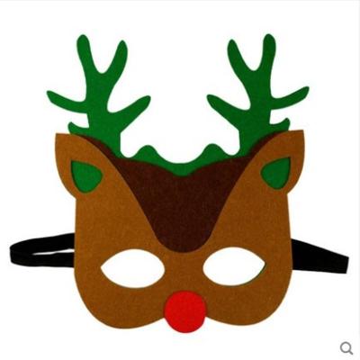 China DIY Christmas Ornaments Eco-friendly Material Christmas Mask Party Mask for sale