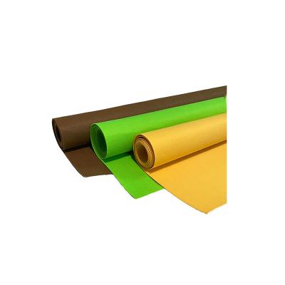 China Environmental Recycled Materials Fabric 1mm 2mm 3mm Thickness Color Felt Roll Non Woven Felt for sale