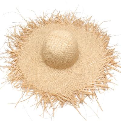 China Picture raffia straw hat body for sale