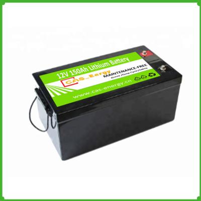 China Lithium ion Batteries 12V 150Ah Lifepo4 Rechargeable Solar Storage Battery Pack for sale