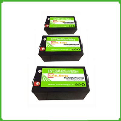 China Deep Cycle 12V 150Ah Solar LiFePo4 Battery Pack 12V 150Ah Li-Ion Battery for sale