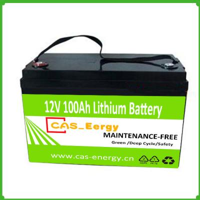 China Deep cycle rechargeable 12V  lithium ion solar energy storage lifepo4 12V 100Ah battery for sale