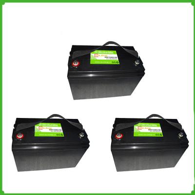 China Deep cycle rechargeable  lithium ion solar energy storage lifepo4 12V 100Ah battery for sale