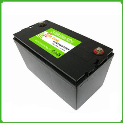 China Deep cycle rechargeable 12V  100Ah lithium ion solar energy storage lifepo4 12V  battery for sale