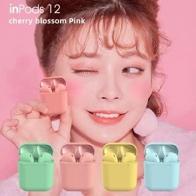 China Inpods12 i12Macaron Color TWS BT5.0 Siri IOS Android Earphone Earbuds Touch Controlled Wireless Earbuds for sale