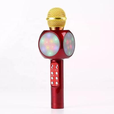 China Handheld Wireless Device Supports FM TF Card Supports Karaoke Microphone WS1816 BT Handheld Wireless Device Compatible for sale