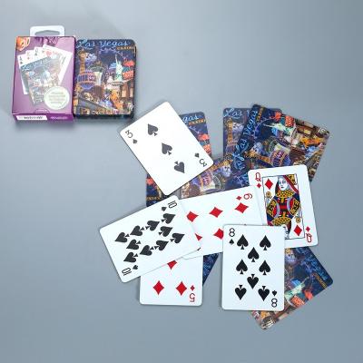 China Customization 3d Lenticular Printing Playing Card Eco - Friendly Professional Poker for sale