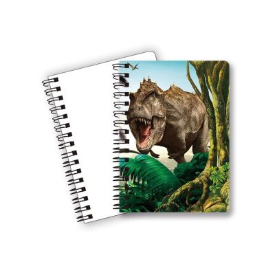 China A4/a5/a6 3d dinosaur spiral spiral animal notebook notebook for advertising gift for sale