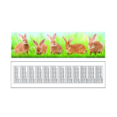 China custom 3d lenticular plastic 3d ruler for school student stationery set for sale