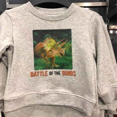 China Custom Europe Flip Effects Europe TPU PVC 3D Lenticular Printing For Sweatshirt for sale