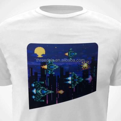 China Europe Hot Selling Soft TPU Material, PVC 3d Lenticular Printing Of Shake Effects T-shirts, Europe Sweatshirt for sale