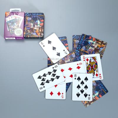 China Custom New Style Eco-friendly Printing 3d Eco-friendly Printing Plastic Lenticular Printing Playing Card Poker For Adult And Entertainment for sale