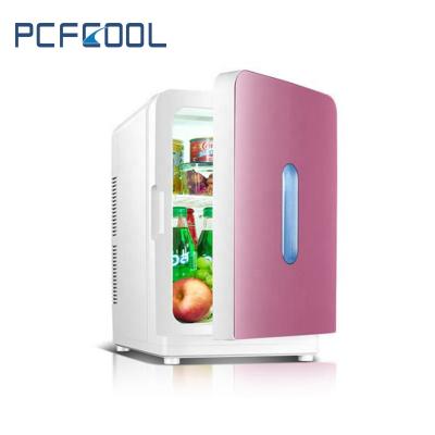 China Keep Cooler and Warmer for Goods CeeinAuto 20Liter AC110V Mini Skincare Fridge Mini Refrigerator for Bedroom Makeup Car Refrigerator DC12V for sale