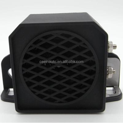 China Heavy Duty Waterproof Emergency Car Siren 12-80v Alarm Loudspeaker Broadband Reverse Machine Horn for sale