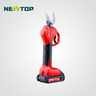 China Factory Direct Sales Anti-skid Li-battery Handle NEWTOP Cordless Hedge Shears Tree Shears Electric Power Shear for sale