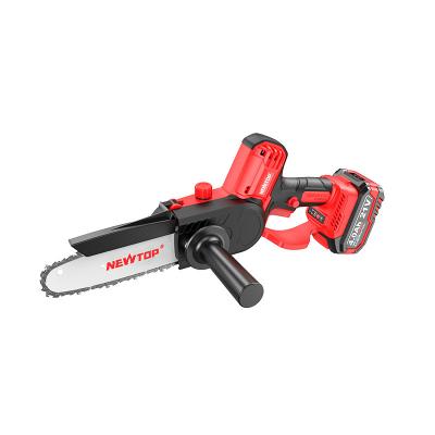 China Portable Hand Held Electric Tree Cutting Chainsaw Cordless Mini Chainsaw Electric For Wood 4.0Ah Battery for sale