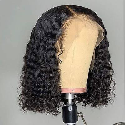 China Competitive Price 13*4 Curly Lace Front Wigs Full Lace Human Hair Wigs Lead With Baby Hair Curly Lace Front Wig for sale