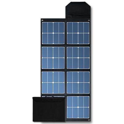 China Used for power station charging Poweroot home use energy mobile phone camping charging flexible foldable solar panel 100w kit for sale