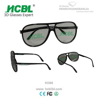 Chine Verres compatibles du passif 3D en verre de Reald 3D de verre de filtre de polariseur de style de Sunglass à vendre