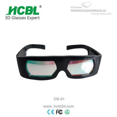 China Dolby Entertainment 3D Vision Glasses / Polarization Custom 3D Glasses for sale