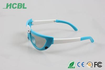 China Leuke Gepolariseerde 3D Glazen Duurzame Lenzen met Blauwe en Witte Kleur Te koop