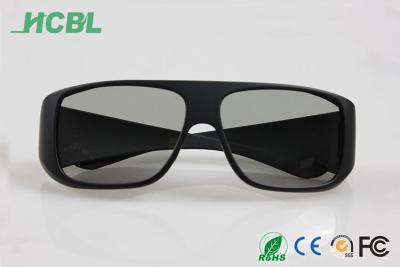 China Virtual Reality Plastic Linear Polarized 3D Glasses , IMAX cinema 3d glasses for sale