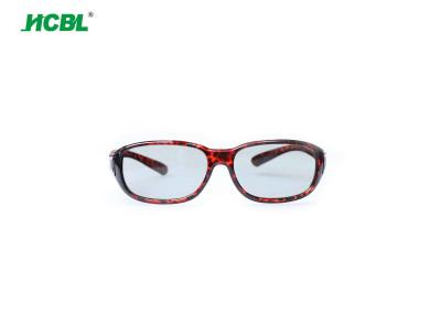 China High quality Adult Leopard-print lucid Reald 3d glasses use for 3d cinema for sale