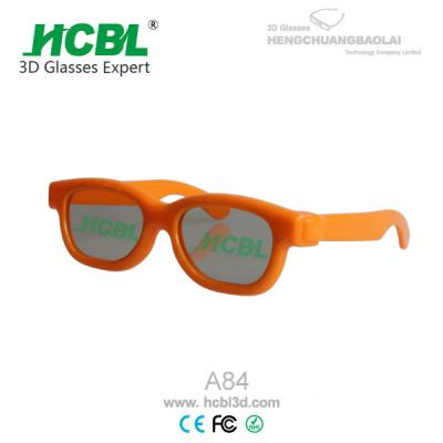 China ABS Frame Children Eyeglasses Kid 3D Glasses For RD / MI Cinemas System for sale