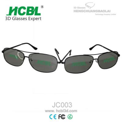 China Lightweight Aviator Metal Frame Master Image 3D Glasses / Anaglyphic 3d Glasses for sale