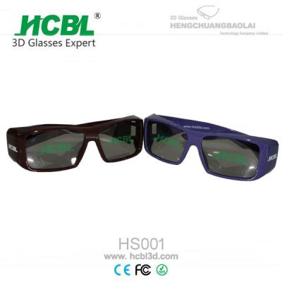 China Circular Polarized Master Image 3D Glasses For Movie Compatble With Passive 3D TV for sale