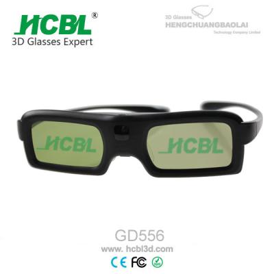 China Electronic Plastic Theater Cinema 3D Glasses Active On Computer / Projector 3D Glasses for sale