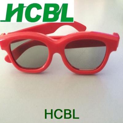 China Eco - friendly Kindergarte Fireworks 3D Glasses For Children With Red Plastic Frame for sale