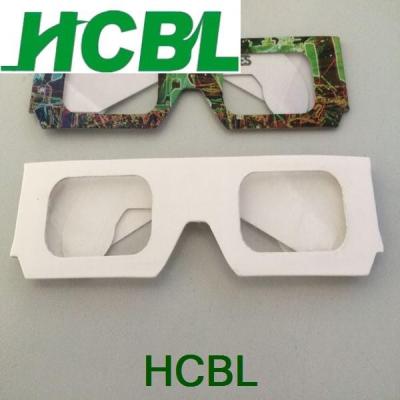 China Promotional Gift Cardboard Fireworks 3D Glasses For Birthday Party / Fancy Lamp Club for sale