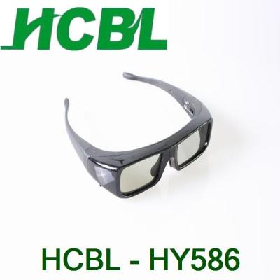 China Large Frame Shutter Axctive Cinema 3D Glasses For IR Infrared Emitter System for sale